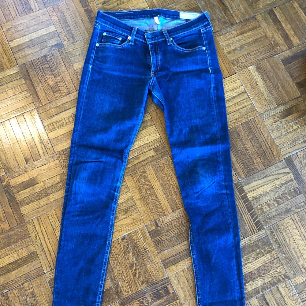 rag & bone blue skinny jeans